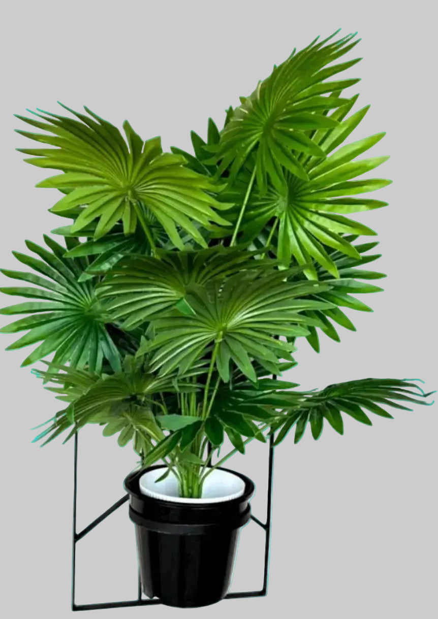 POT STAND WITH PLANT