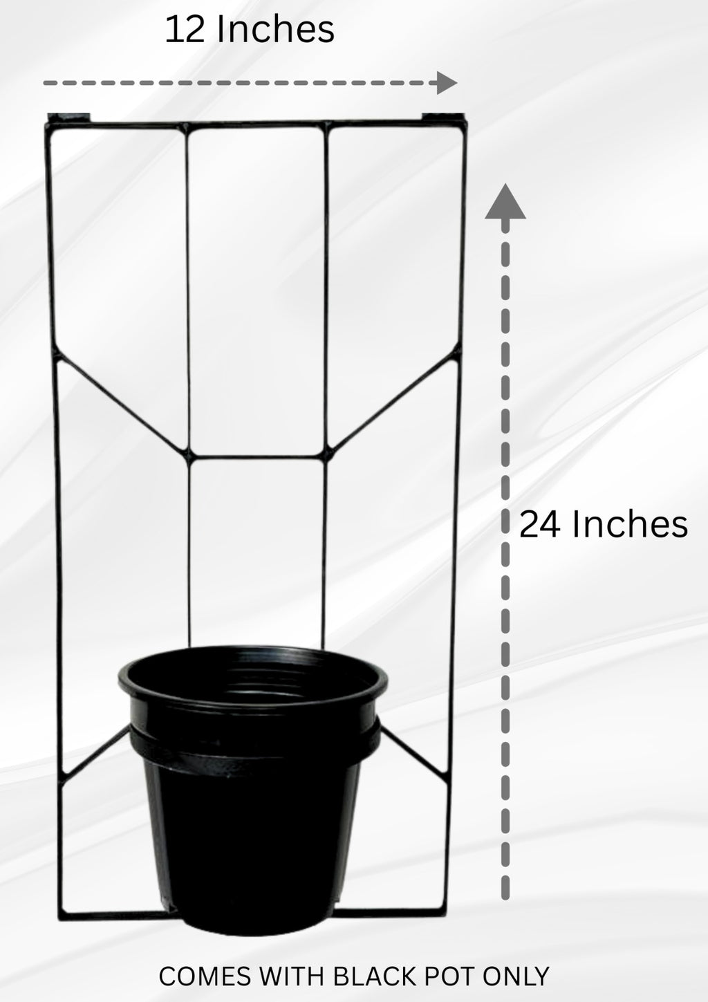 POT STAND WITH PLANT