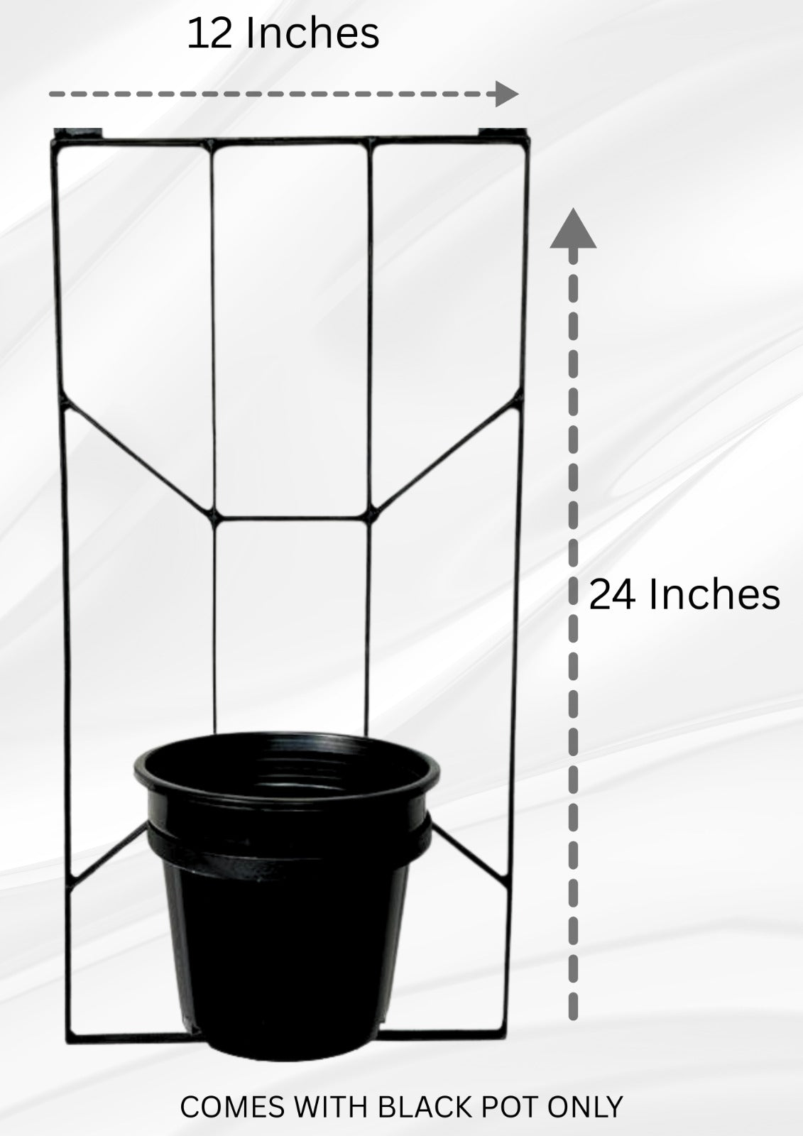 POT STAND WITH PLANT