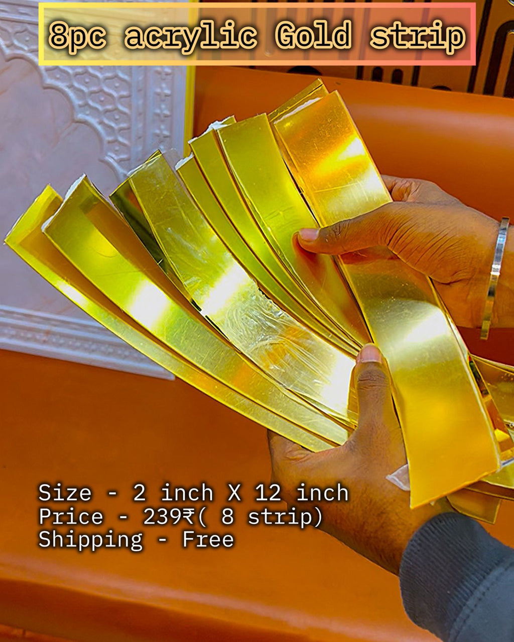 Acrylic strip (set of 08)